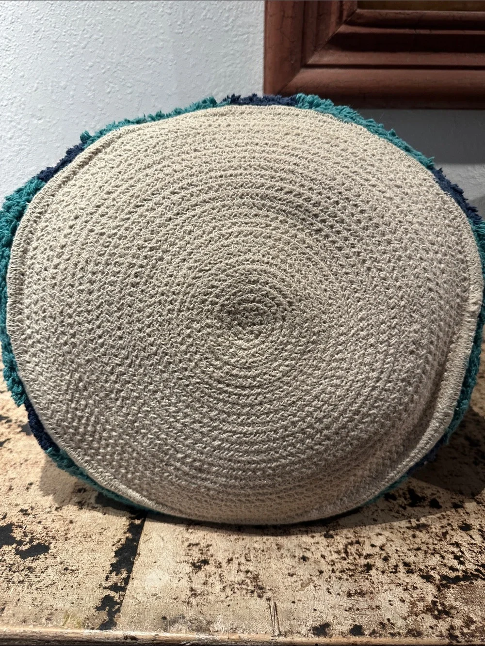 Anthropologie “Shuri” Tufted Basket